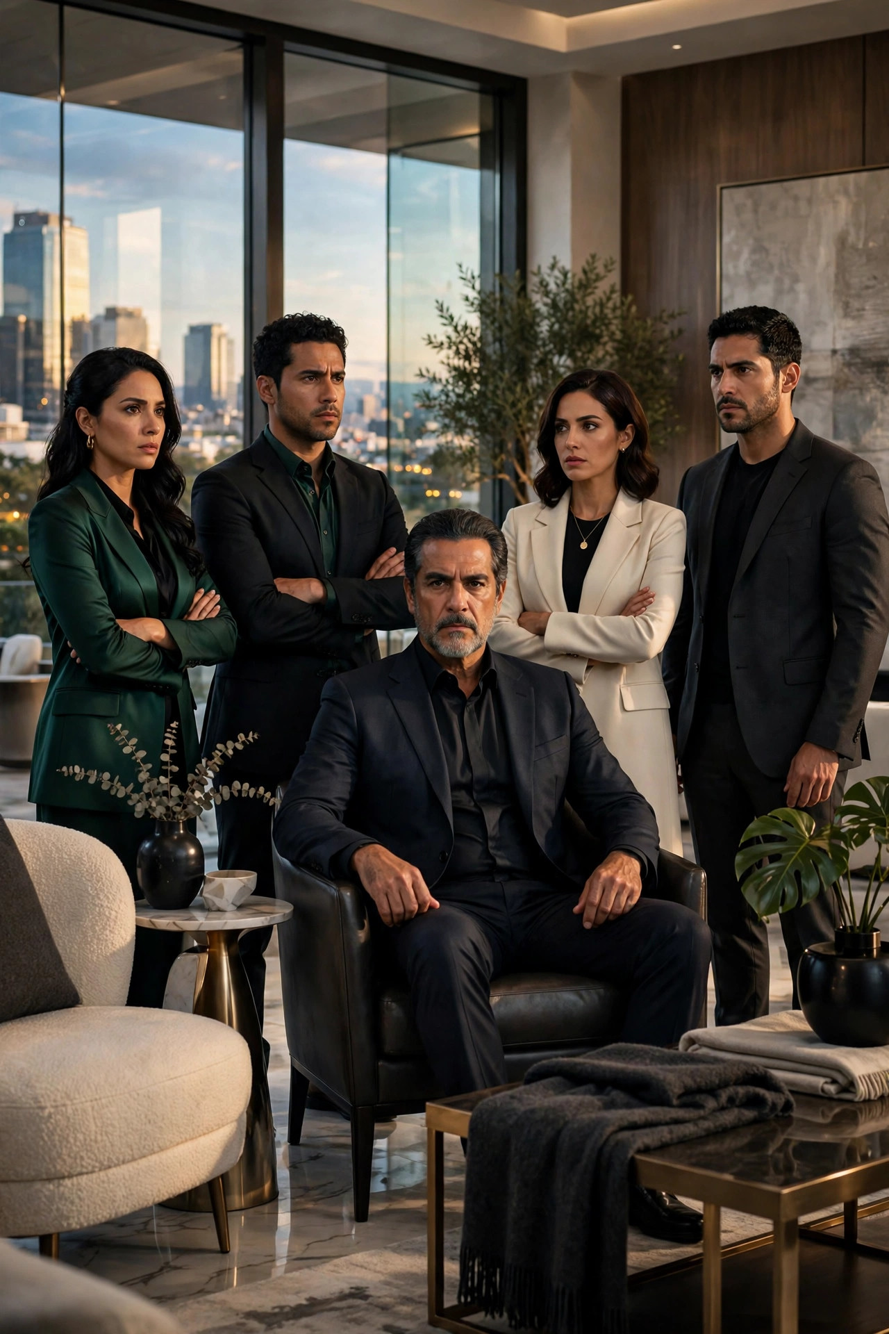 Carátula de serie de drama: familia